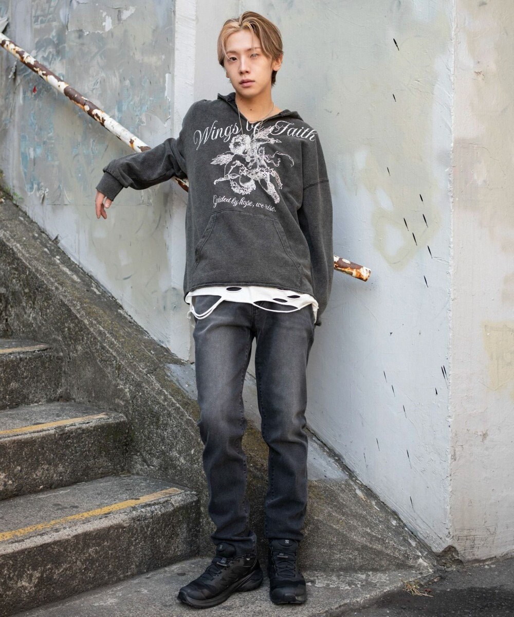 WEGO スリムフィットデニムパンツ 