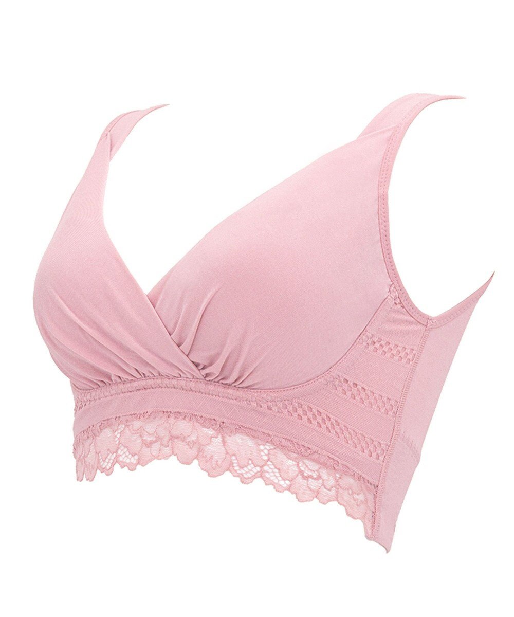 BRADELIS New York 【BRADELIS Me / ノンワイヤー】オールインワンブラ 24時間ラクに着用 ナイトブラとしても使える 補正 ブラジャー 綿混 しっかりフィット ブラデリス ME122105 