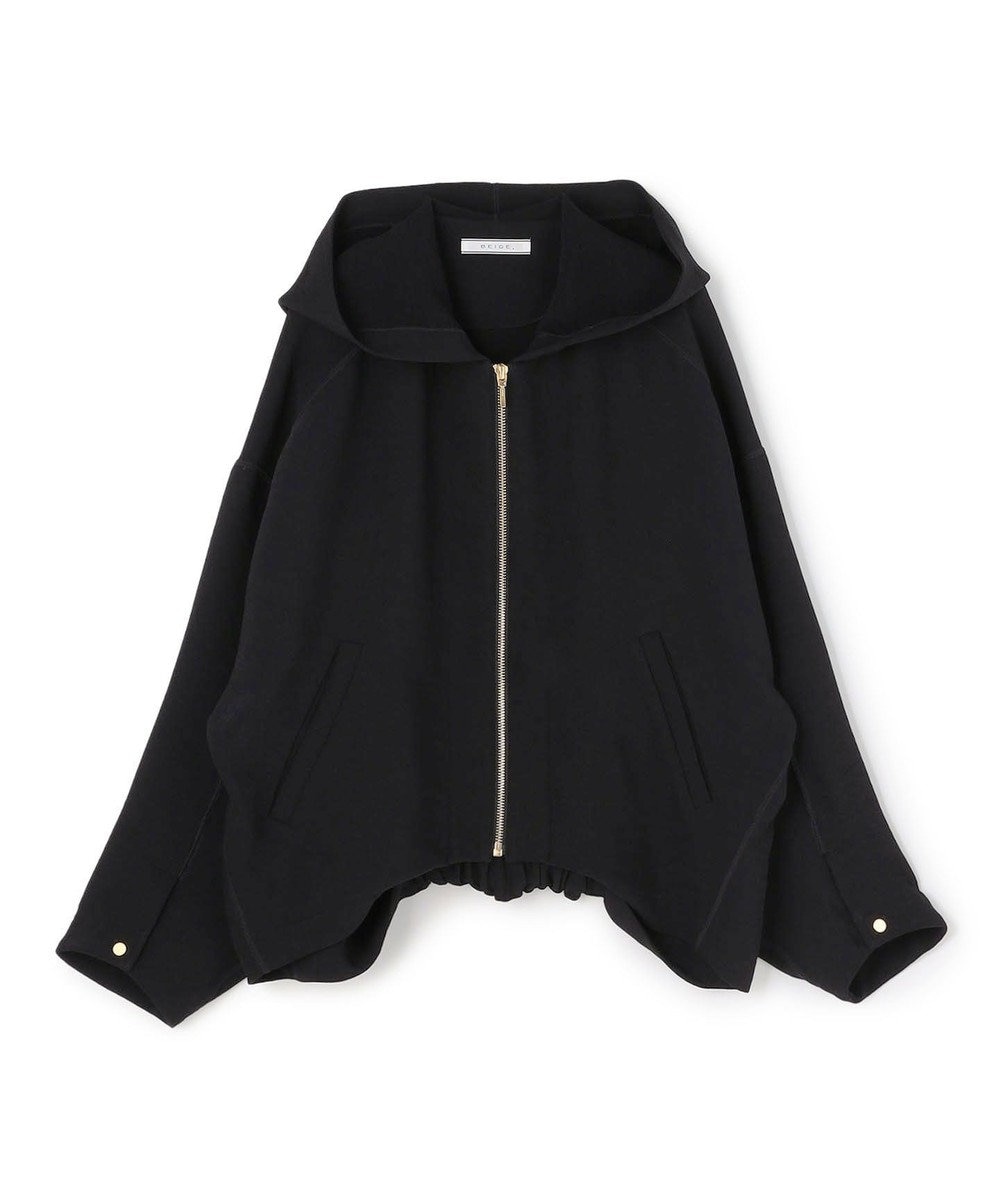 BEIGE， BROOM / スウェット風コンパクトライトパーカー 