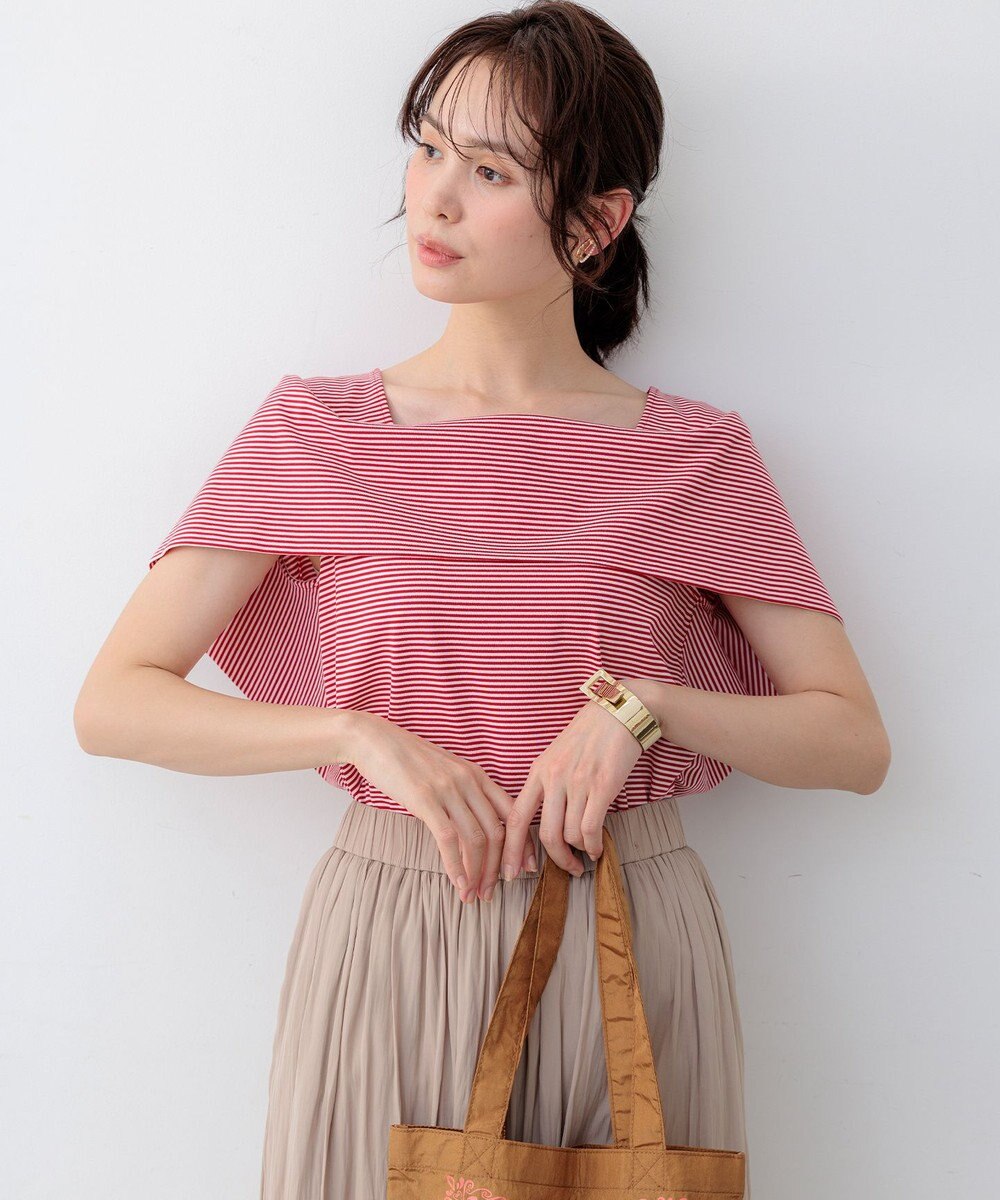 組曲 L 【先行予約】GIZAコットンオフショルダー カットソー 