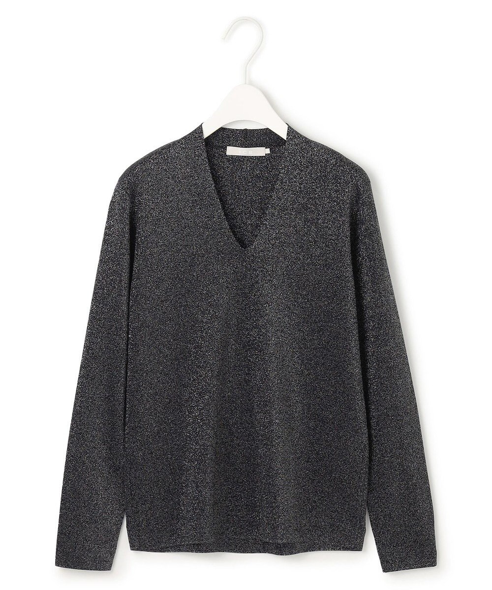 ICB 【洗える】 シンセティックフルニードル Vネックプルオーバー 
