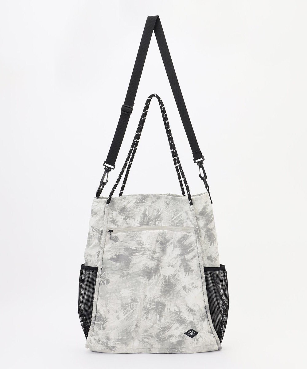 JOSEPH ABBOUD MOUNTAIN 【軽量/ECO撥水/ポケッタブル】エンボスプリント トートバッグ 