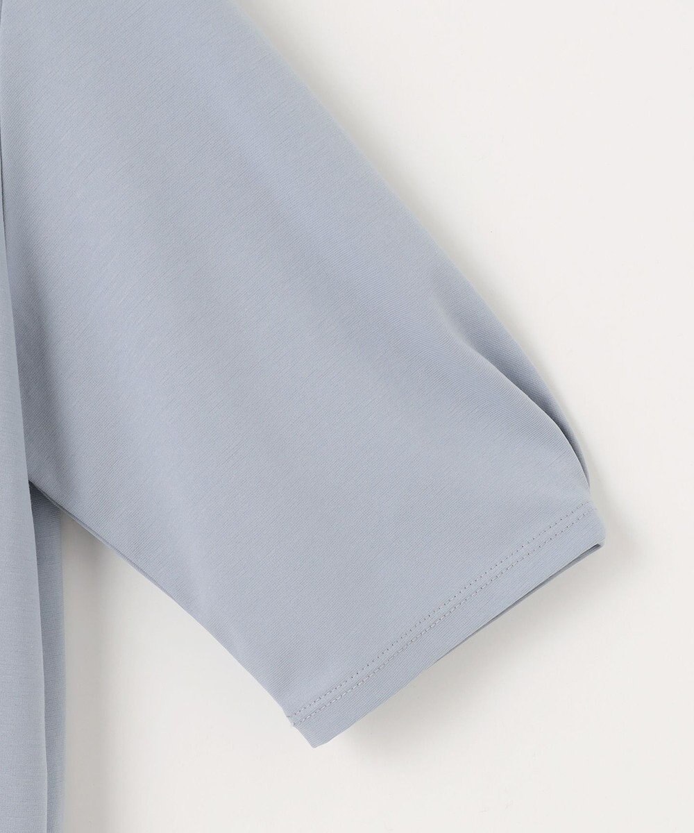 J.PRESS LADIES S 【洗える・抗菌防臭・接触冷感・吸水速乾】ドライポンチ モックネック カットソー 