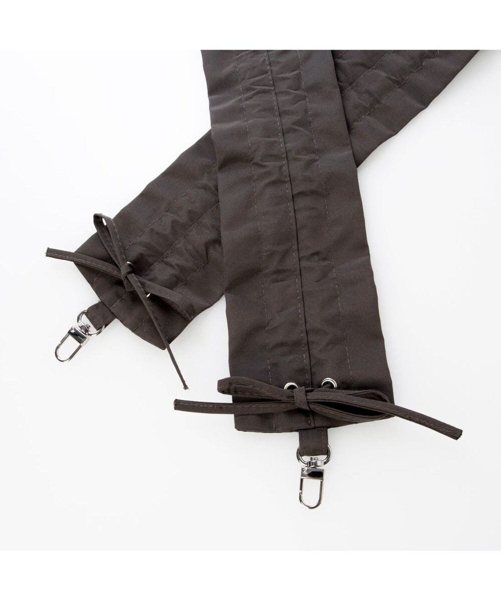 UNBILLION カシュカシュ cachecache / フリルショルダー付エコファー巾着バッグ 