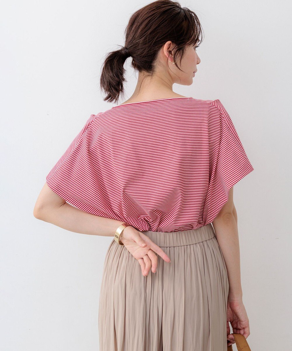 組曲 L 【先行予約】GIZAコットンオフショルダー カットソー 