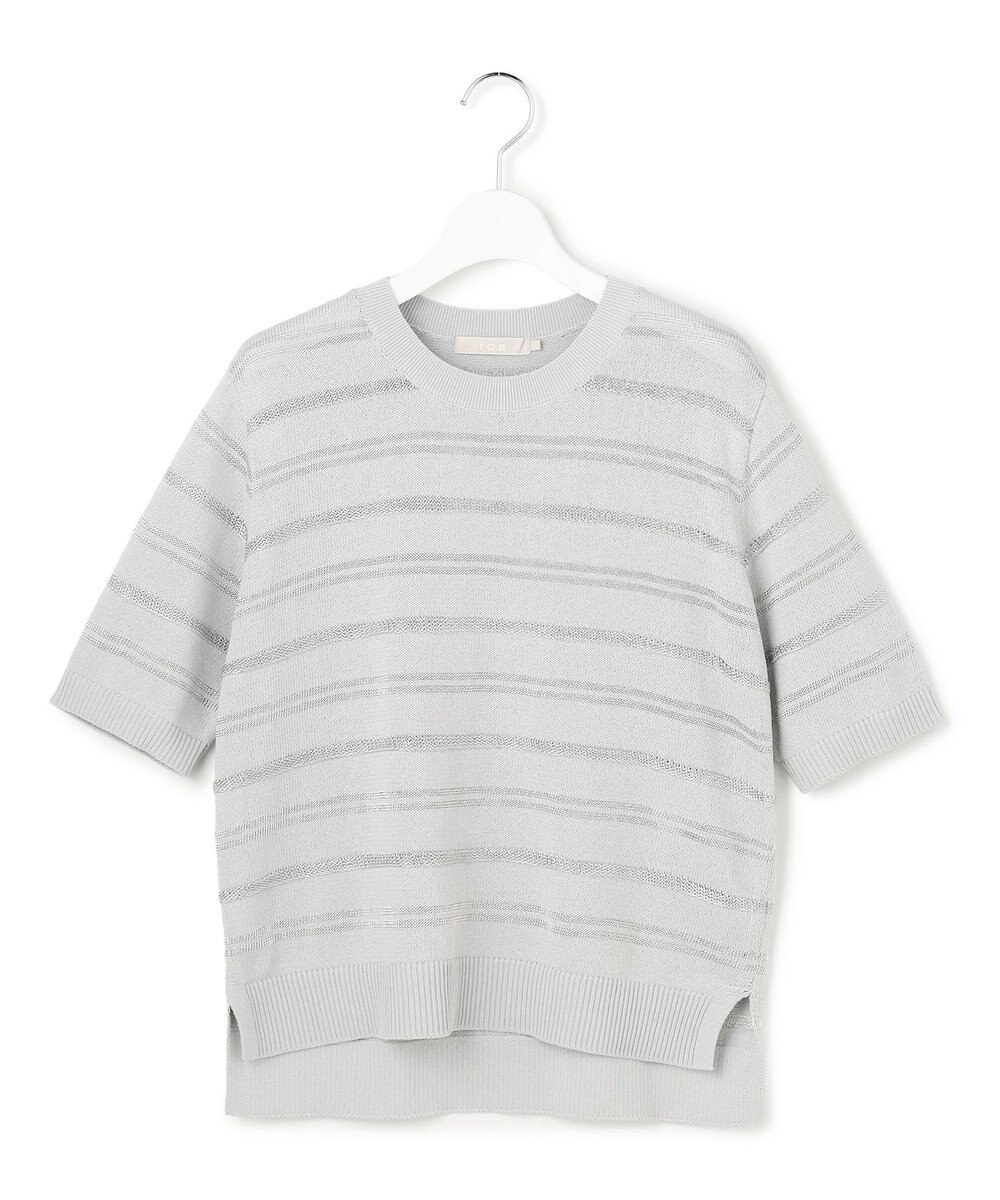 ICB L ルレックスパターン ニットプルオーバー 