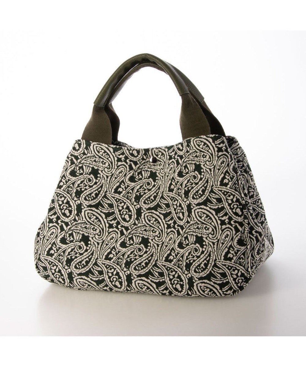 UNBILLION カシュカシュ cachecache / ペーズリー柄ジャガードトートバッグ 