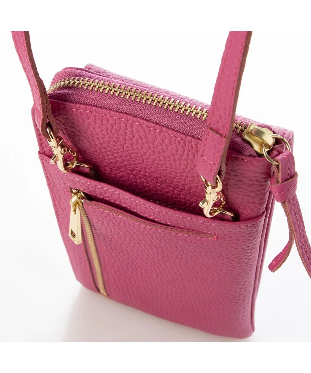 UNBILLION ペルケ perche / 牛革シュリンクタイプモバイルウォレットショルダー　旧8660 