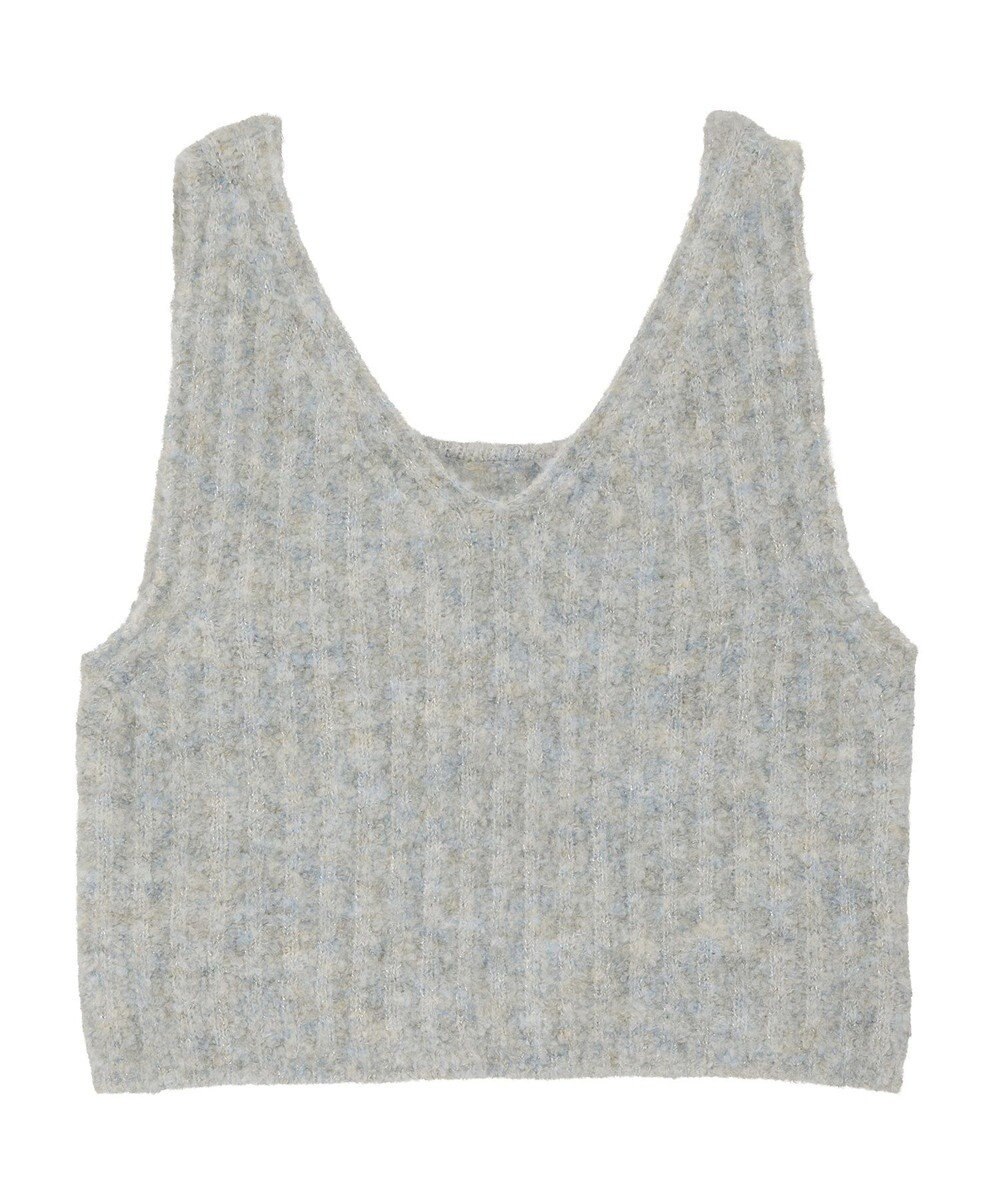 earth music&ecology ＭＩＸカラーブークレニットビスチェ 