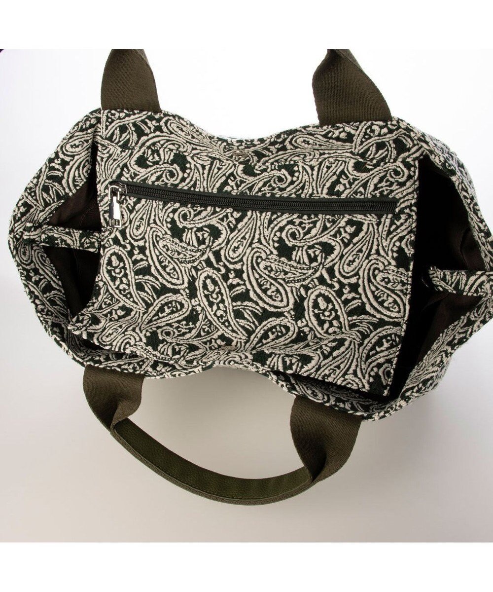 UNBILLION カシュカシュ cachecache / ペーズリー柄ジャガードトートバッグ 