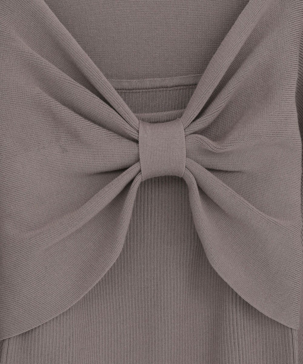 earth music&ecology 【WEB限定】リボンニットアンサンブル 