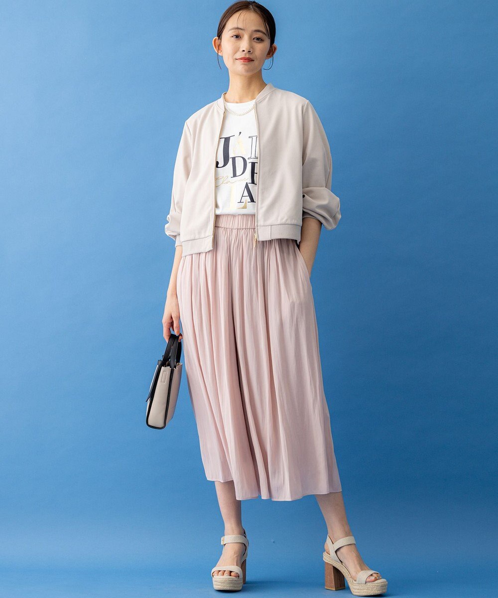 組曲 【ご好評につき追加生産！】ジョーゼットジャージー ブルゾン 