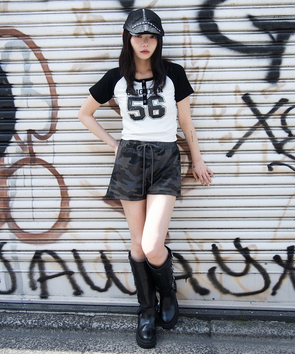 WEGO 裏毛マイクロショートパンツ 