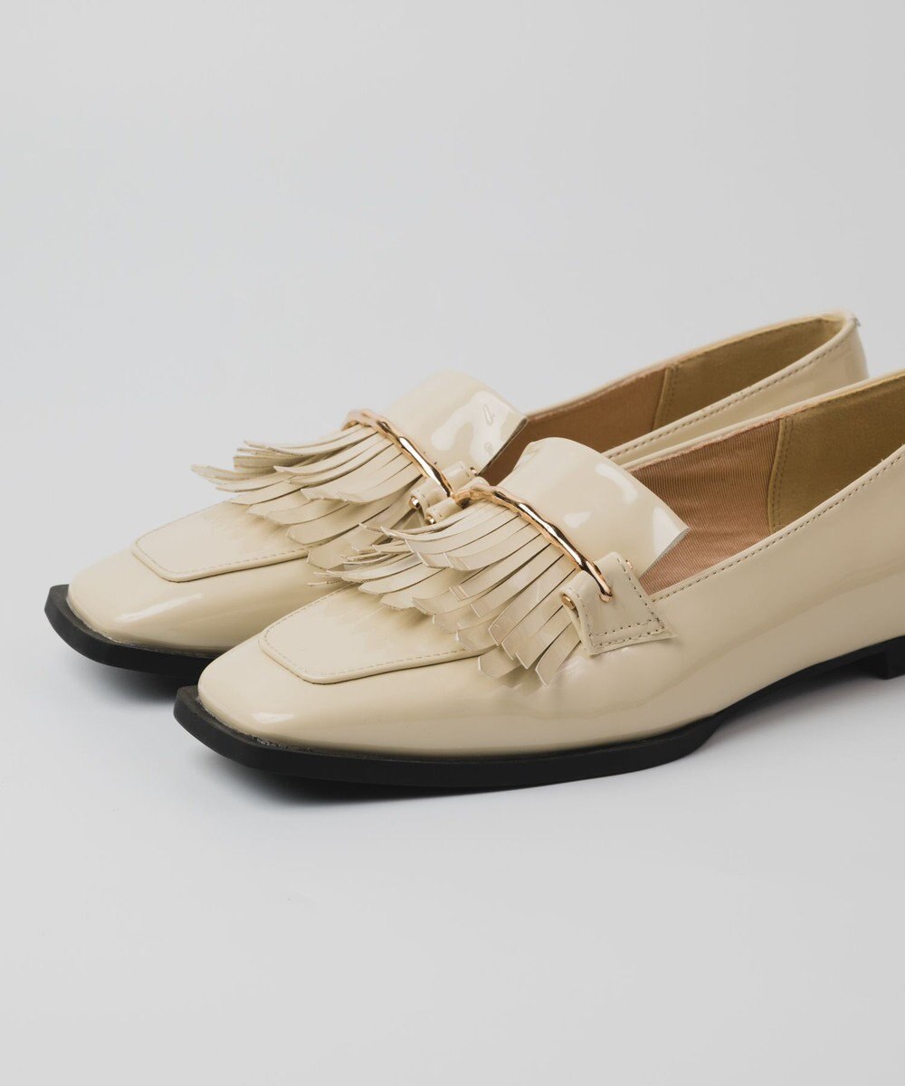 BONTRE 【PRECIEUX JOUET/プレシュウジュエ】キルトビットエナメルローファー 