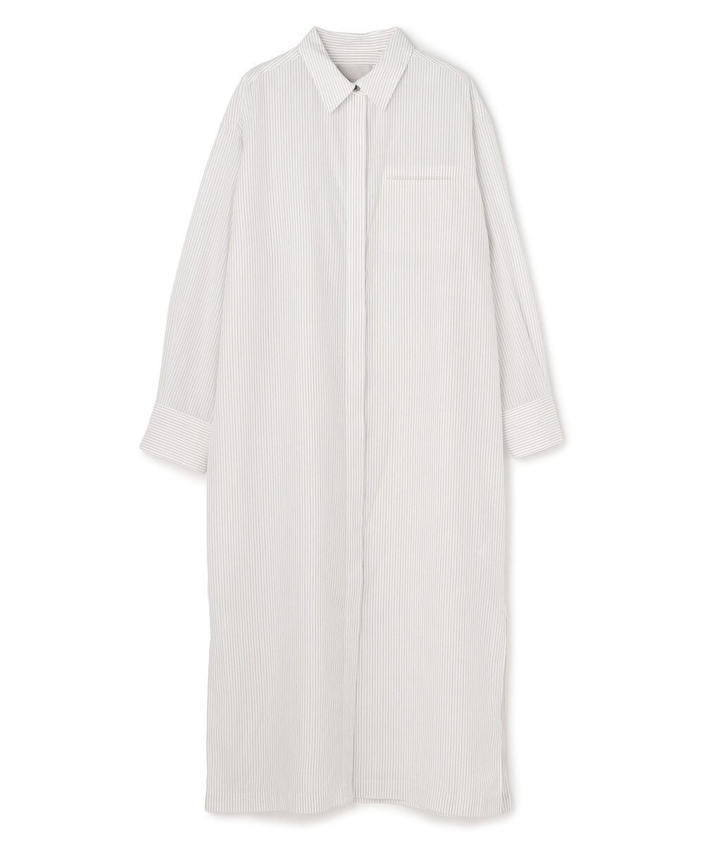 UNFILO ポプリン シャツワンピース 