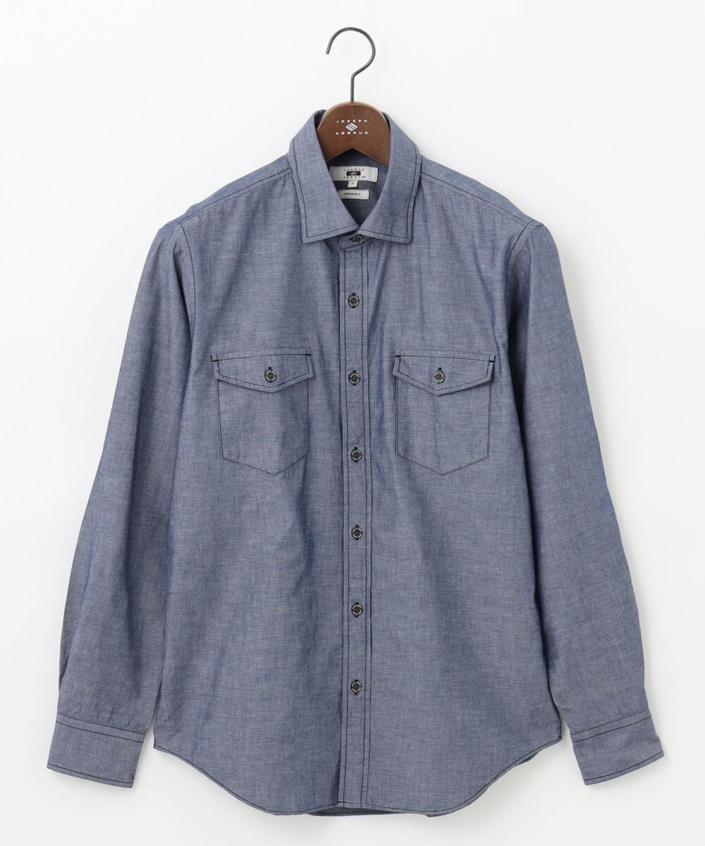 JOSEPH ABBOUD 【JOE COTTON使用】オーガニックコットンダンガリー シャツ 
