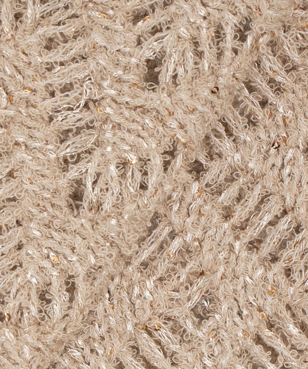 23区 【GOLD LABEL】シェニールレーススパングル クルーネック ニット 