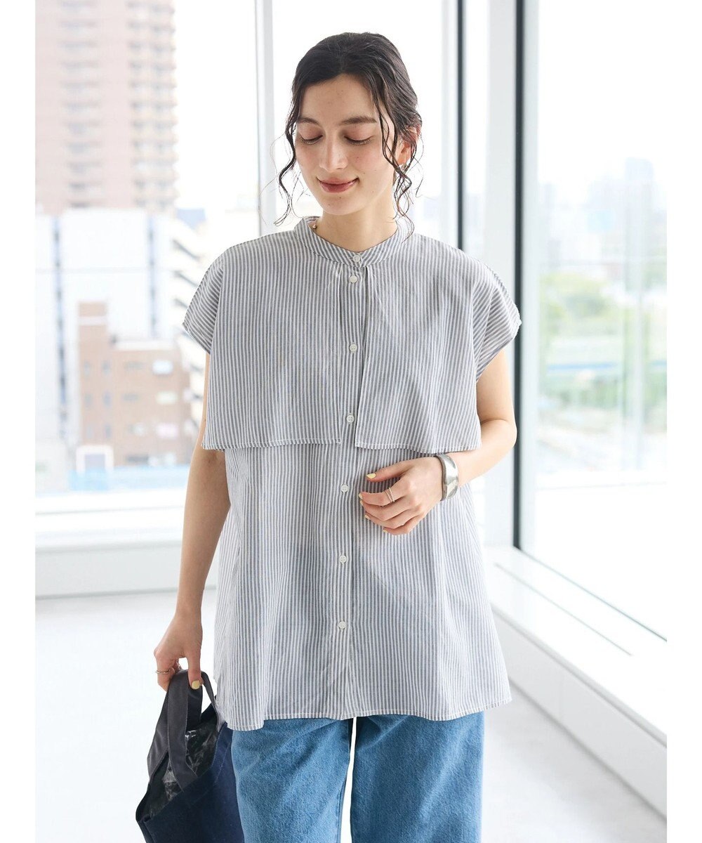 CRAFT STANDARD BOUTIQUE インド綿フリルブラウス 