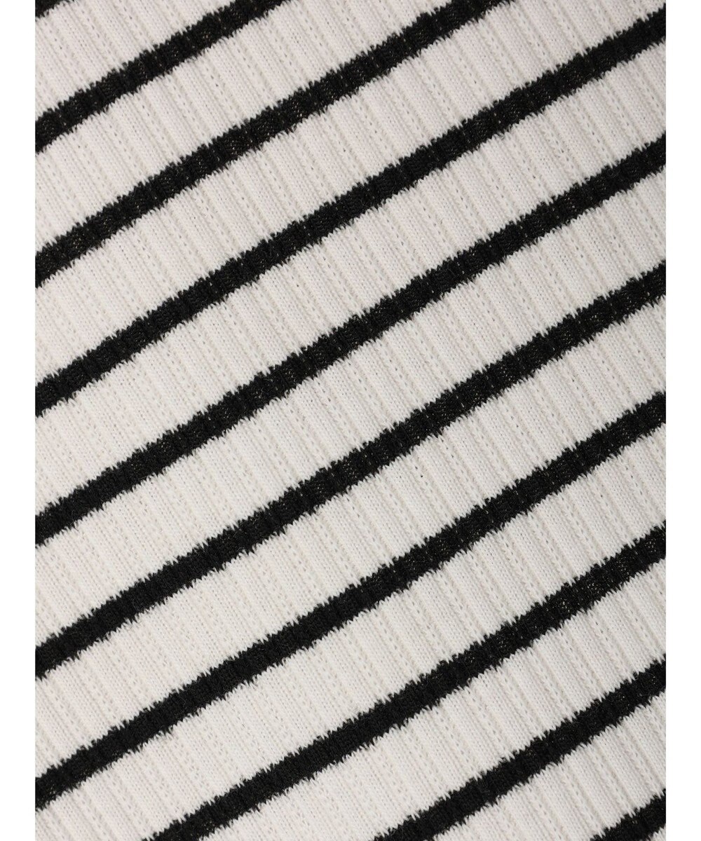 earth music&ecology チェーンリブハイネックプルオーバー 