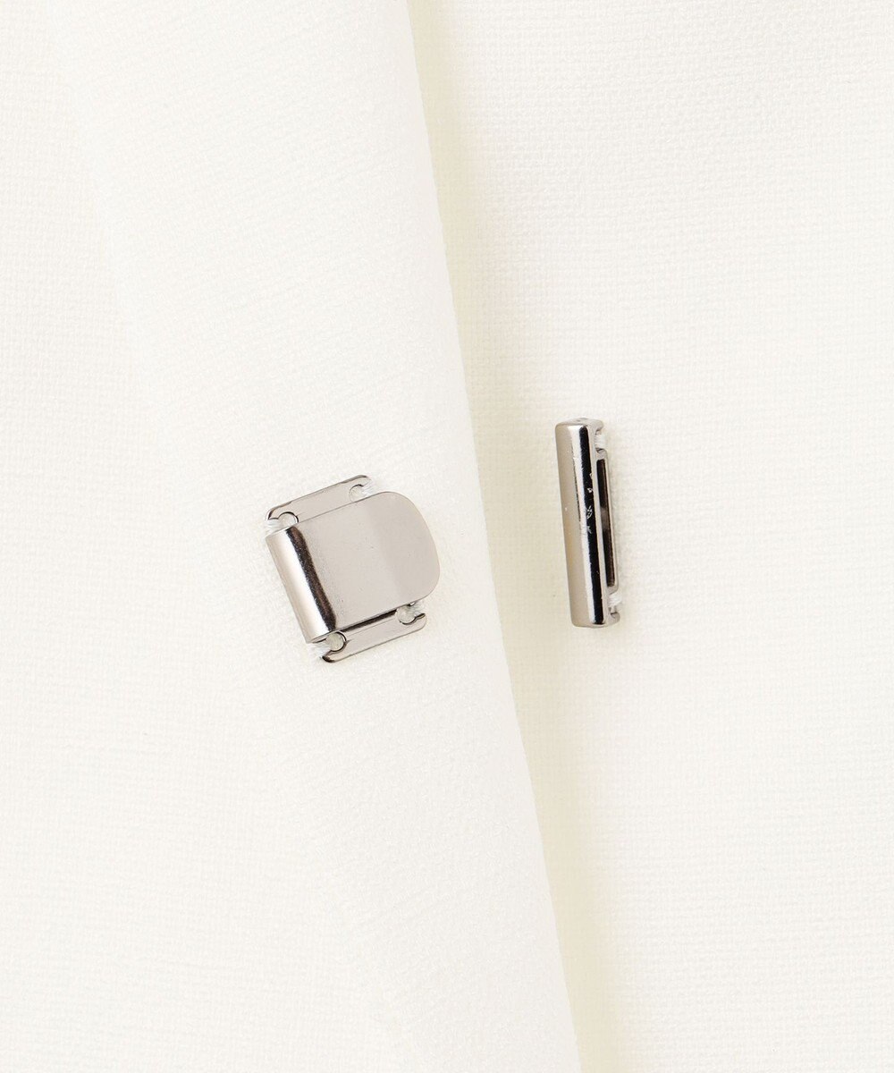 23区 【セットアップ対応/防シワ性/洗える】アイアスマットストレッチ ノーカラー ジャケット 