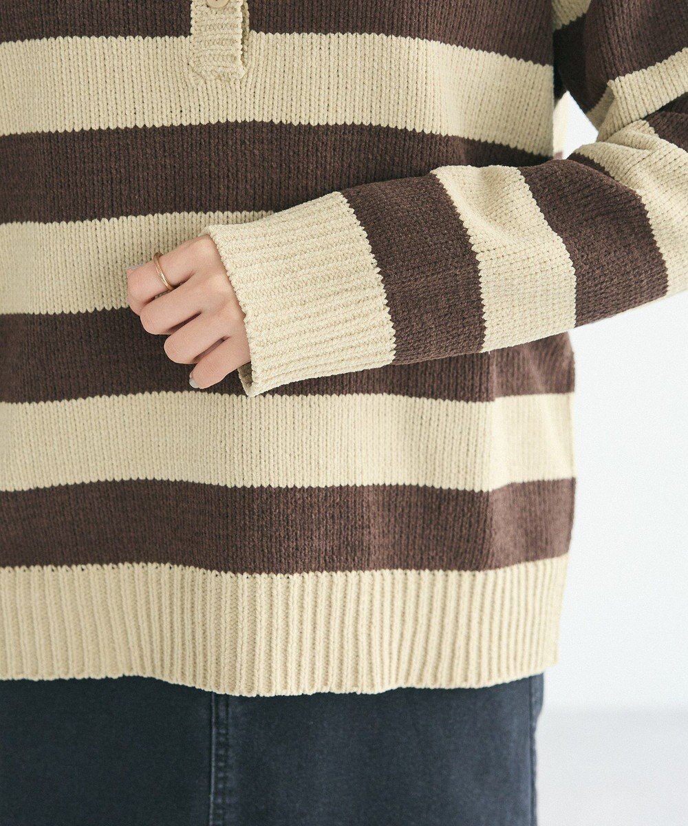 CRAFT STANDARD BOUTIQUE ヘンリーネックモールニットプルオーバー 