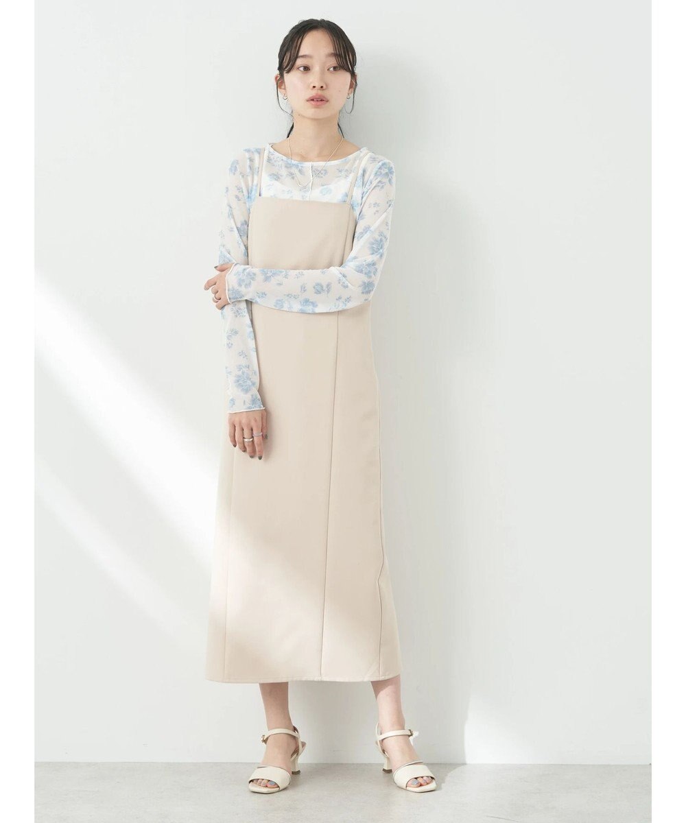 earth music&ecology フラワープリントシアーインナー 