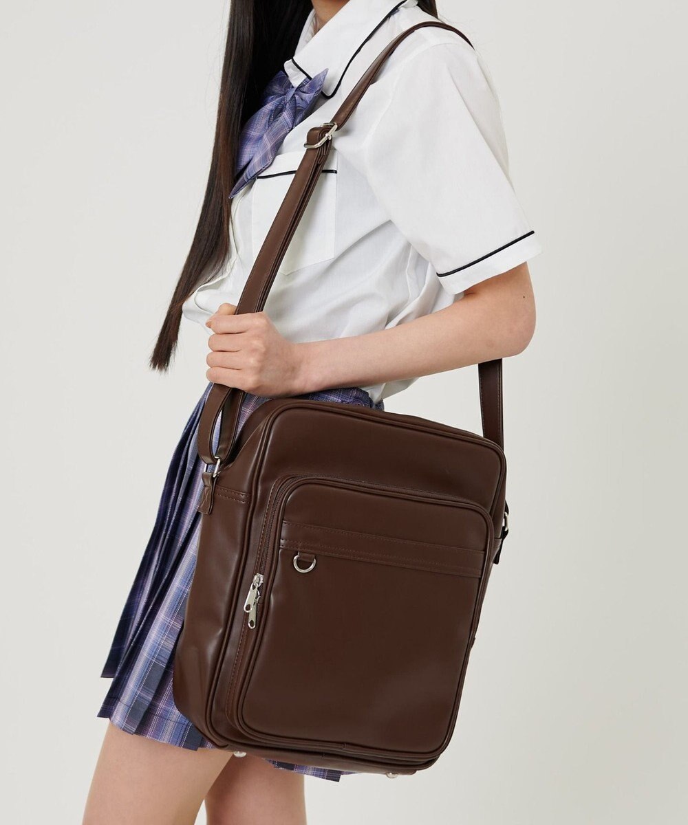 WEGO 【SCHOOLITEM】PUスクールショルダーバッグ 