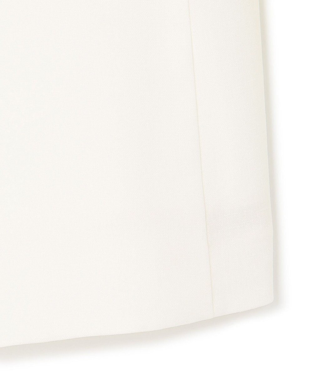 23区 L 【セットアップ対応/防シワ性/洗える】アイアスマットストレッチ ノーカラー ジャケット 