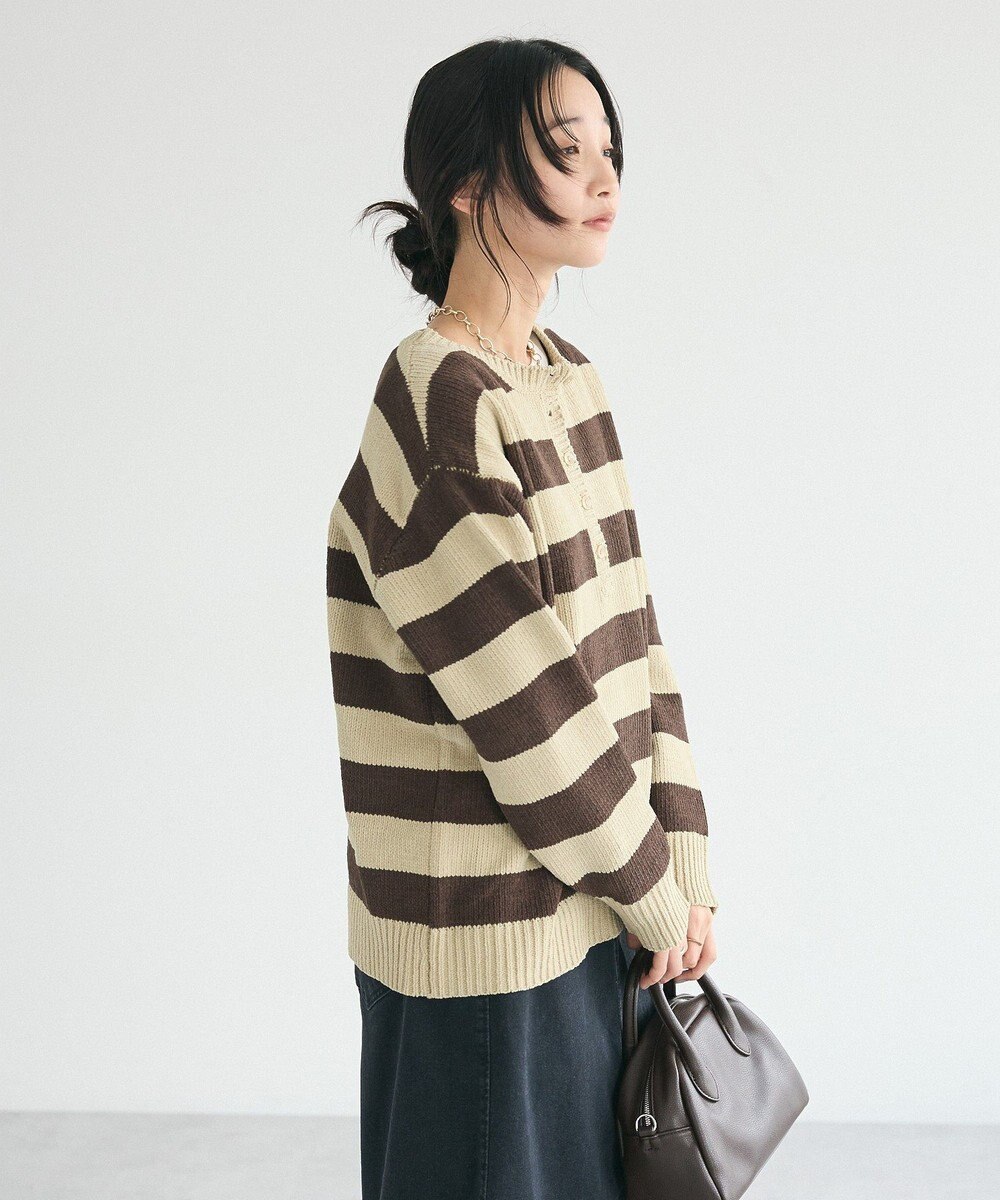 CRAFT STANDARD BOUTIQUE ヘンリーネックモールニットプルオーバー 