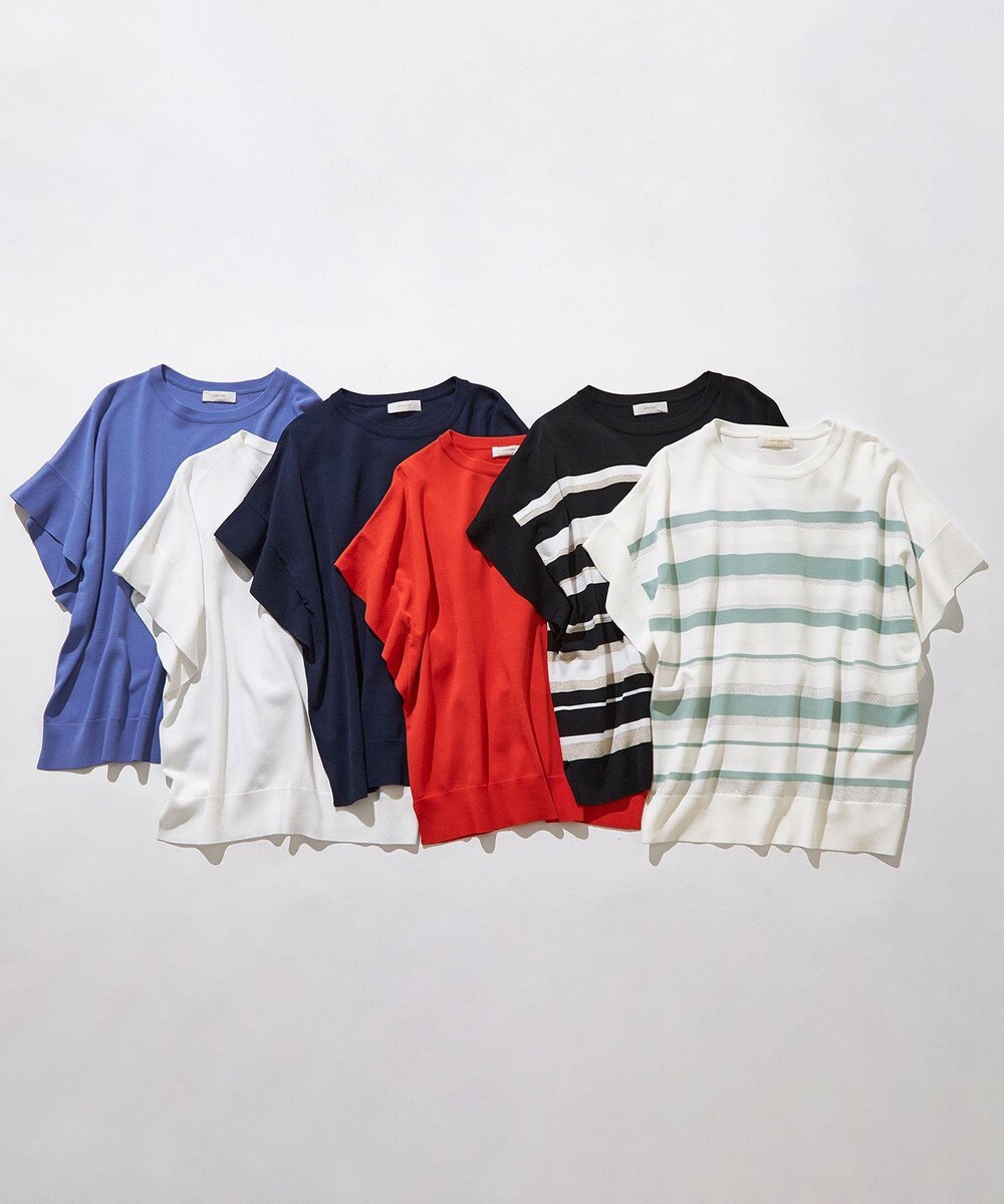 ANY SIS 【and GIRL掲載/アイスタッチ】フレンチスリーブ ニット 