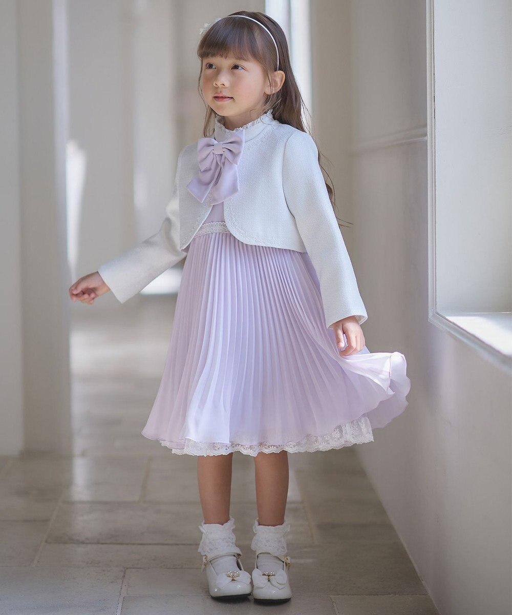 ANY KIDS ノーカラー ボレロ ジャケット 