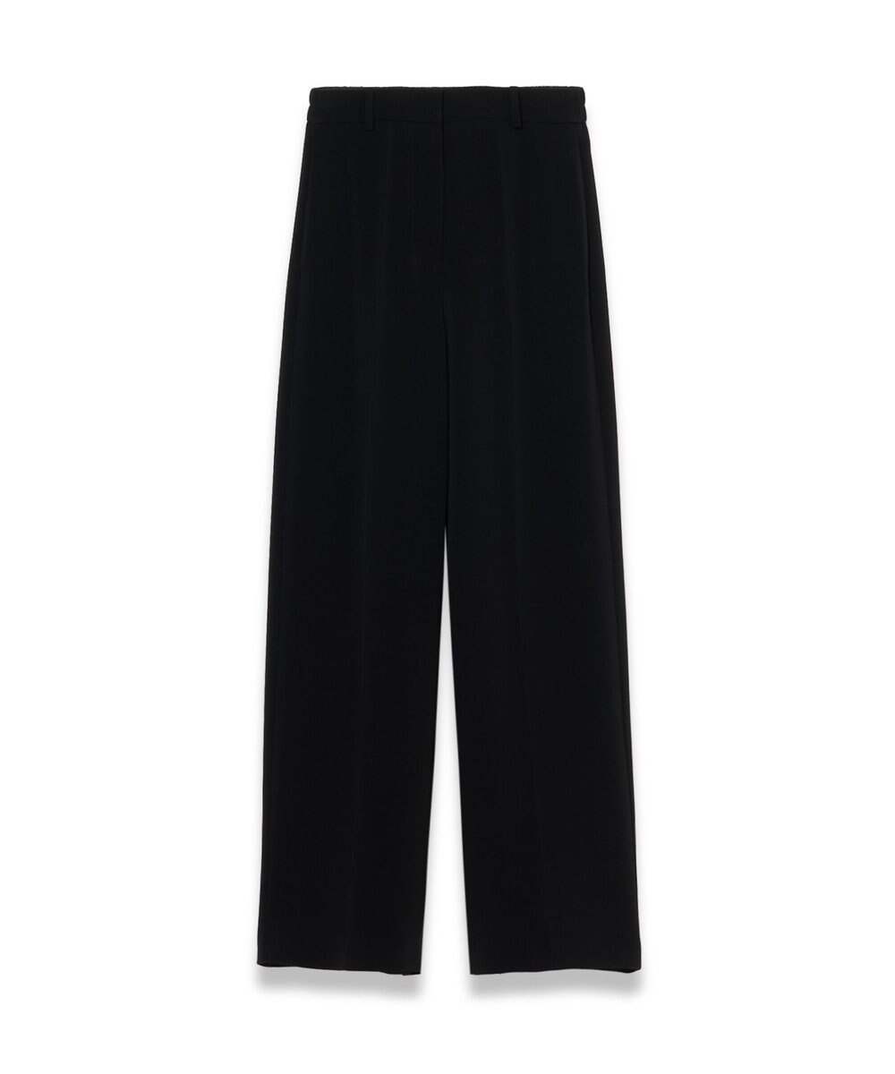 JOSEPH コンフォートクレープ　ワイドストレートトラウザーズ 