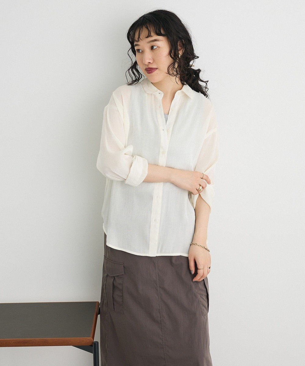 CRAFT STANDARD BOUTIQUE オーガンジーブラウス 