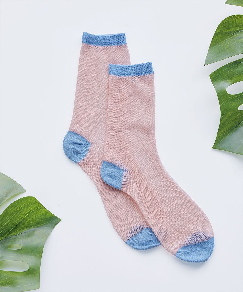 Tiaclasse メッシュ配色ソックス 