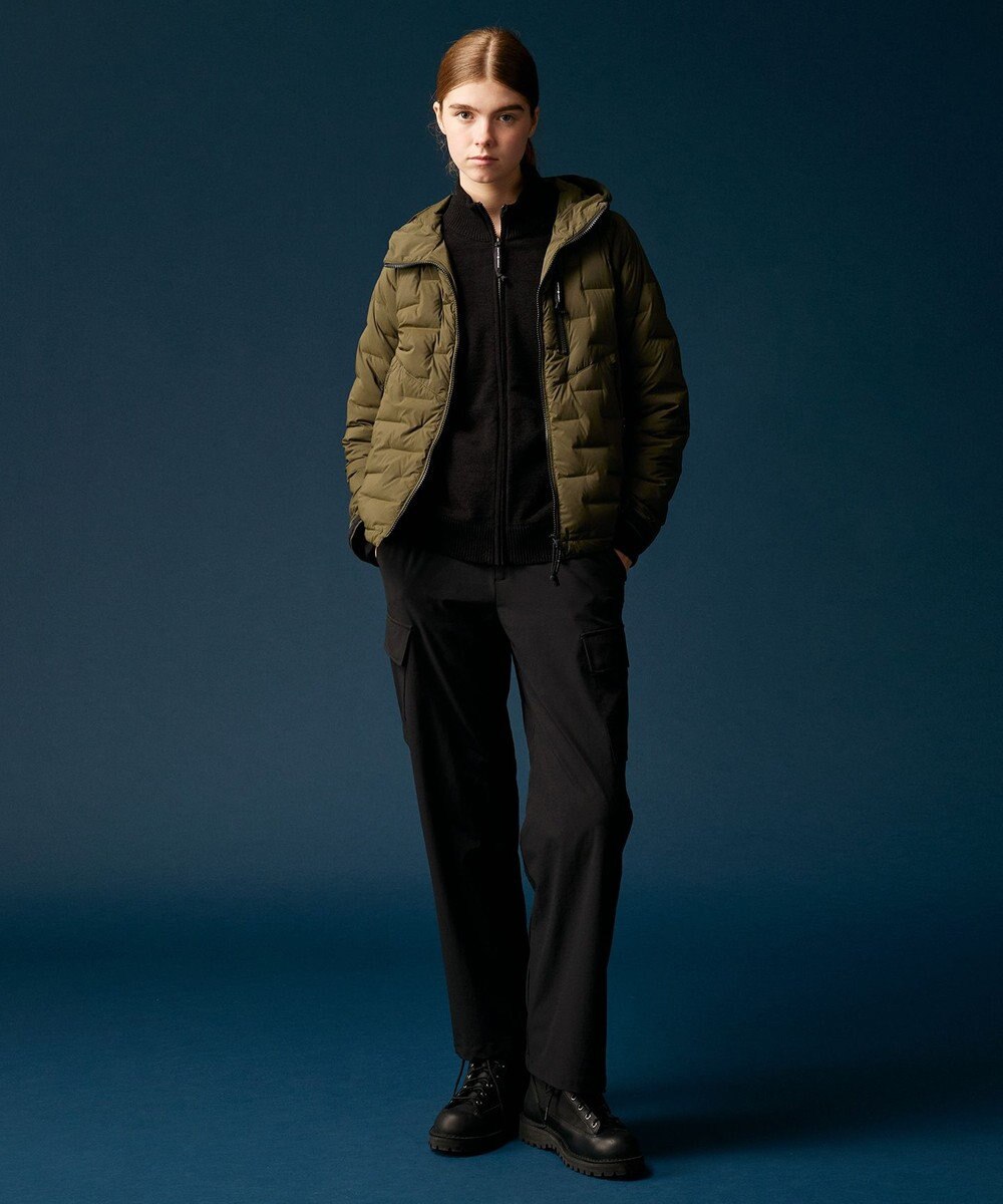 JOSEPH ABBOUD MOUNTAIN 【軽量/ソフト】ニットフリース スタンド ジップ ニット 