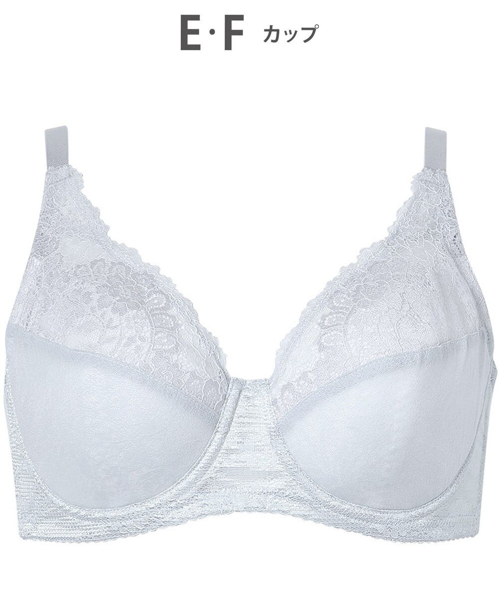 Wing ブラジャー 汗のベタつきや不快感を軽減 背中すっきり 自然なまる胸メイク 【夏のうすかるブラ】 フルカップブラ 春 夏 KB2173 ウイング／ワコール 