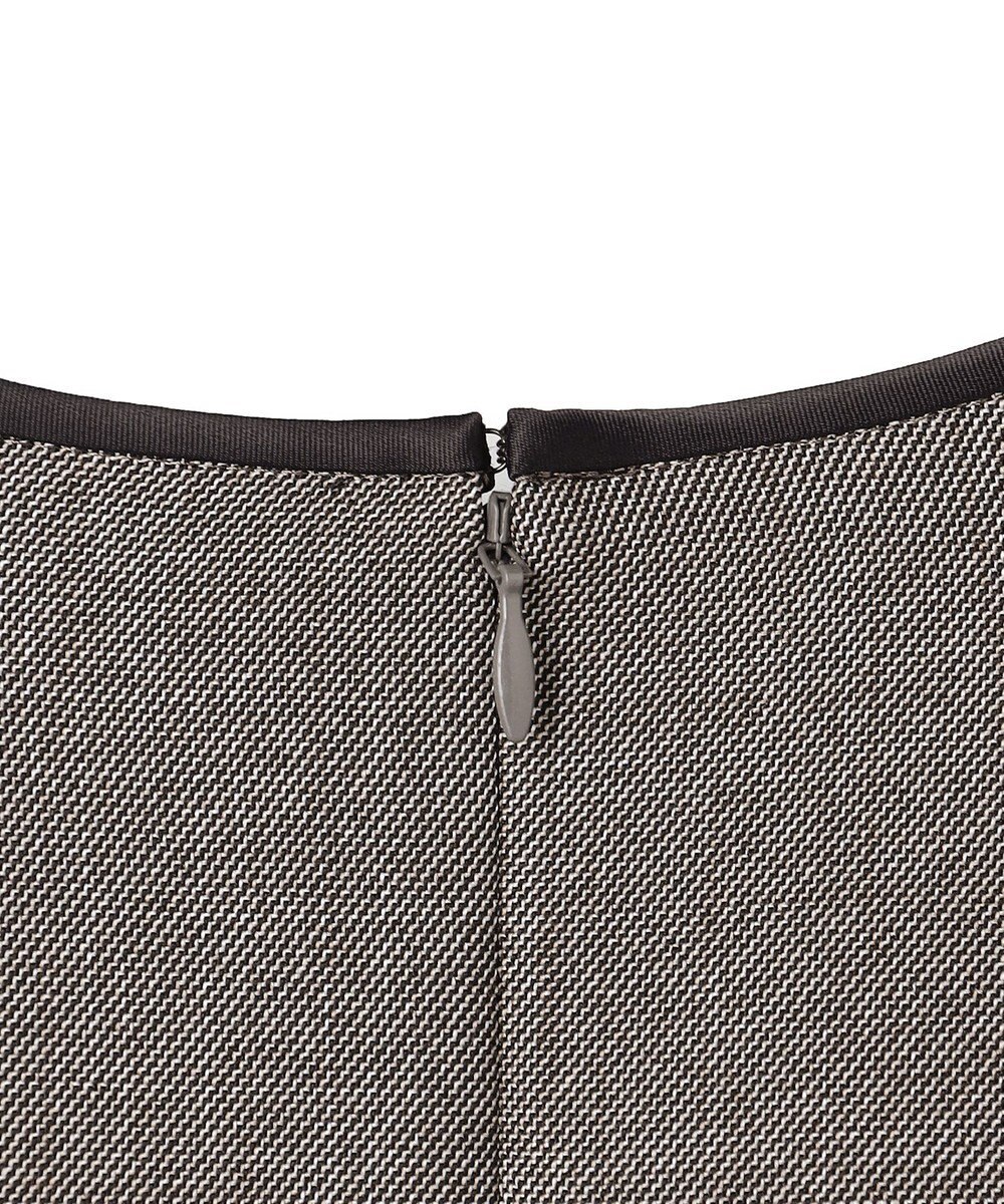 ICB L 【WEB限定】ツイードタックワンピース 