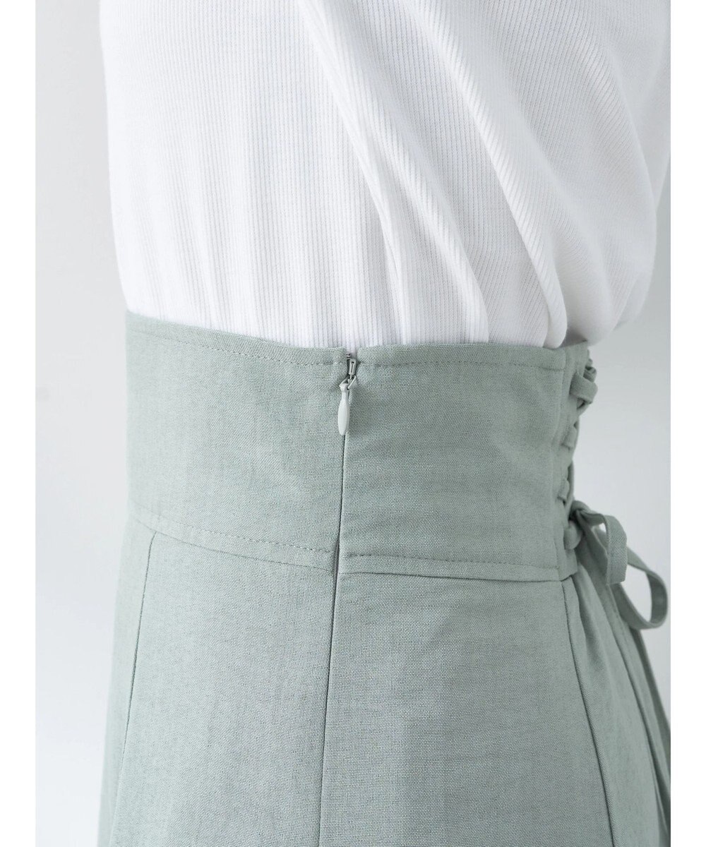 earth music&ecology バックレースアップスカート 