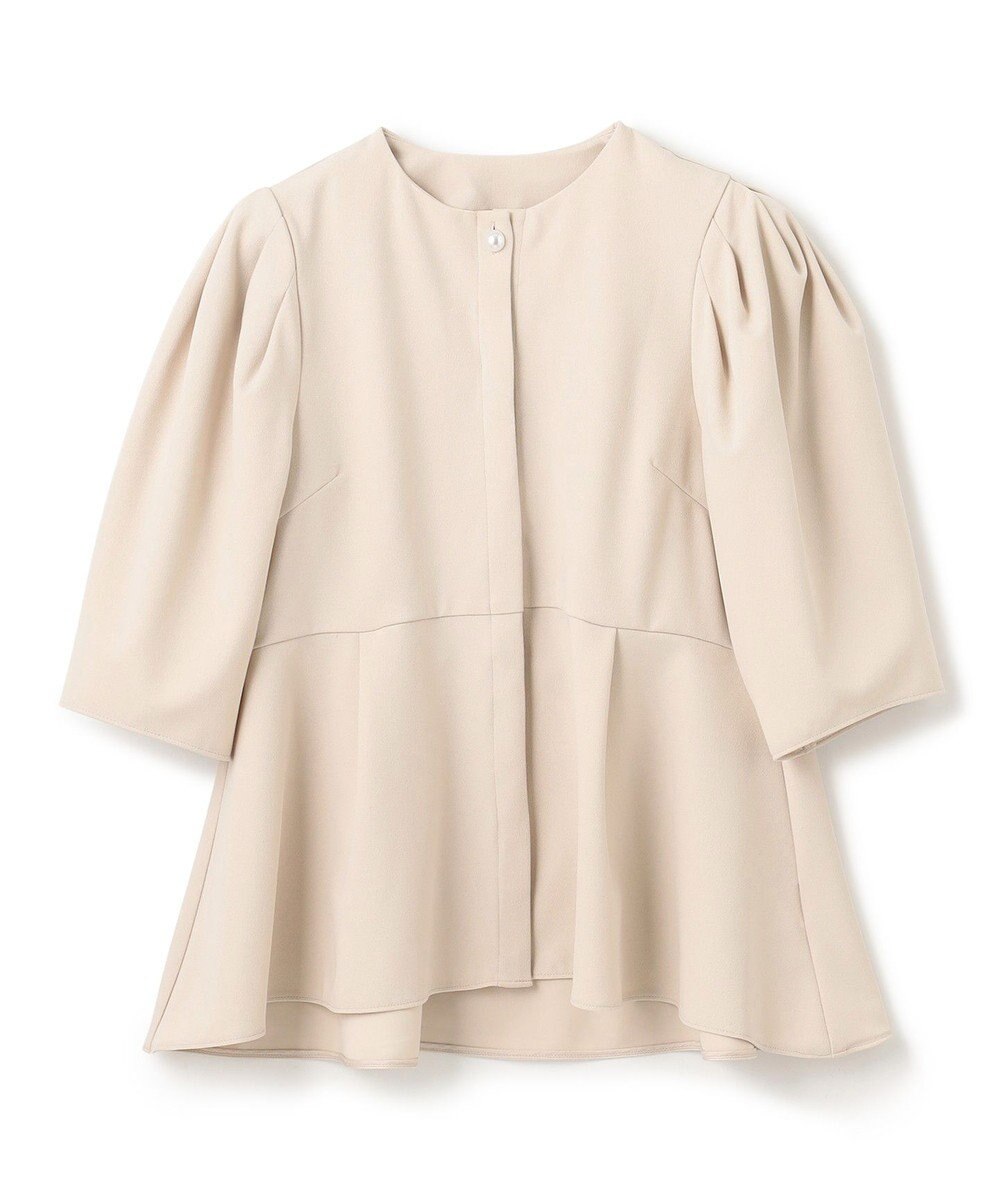 UNFILO 【VERY×UNFILOコラボ】BEAUTY MOVE ペプラムブラウス 