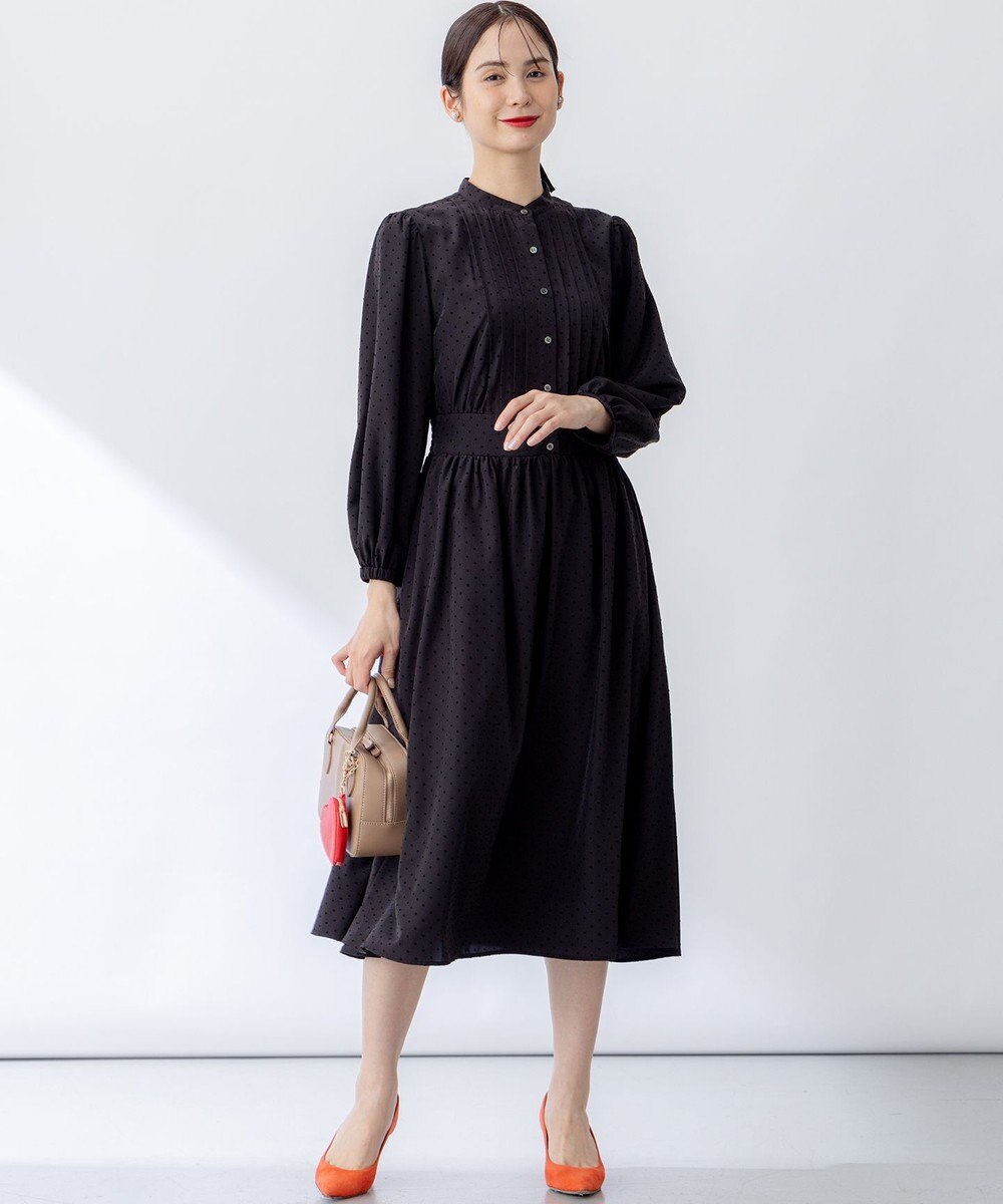 組曲 【WEB限定】ドットフロッキー ワンピース 