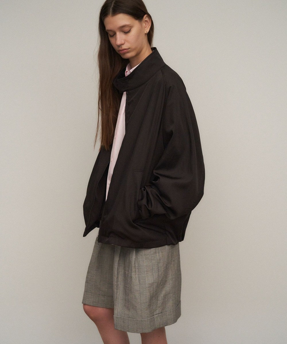 ATON NYLON TWILL | オーバーサイズハリントンジャケット 