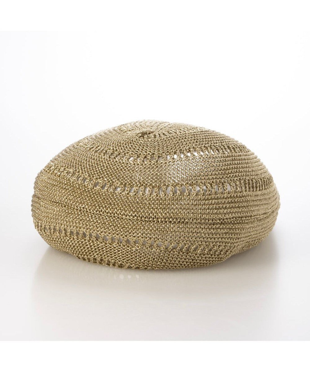 UNBILLION カシュカシュ cachecache / ラメ糸ラウンドセミショルダー 