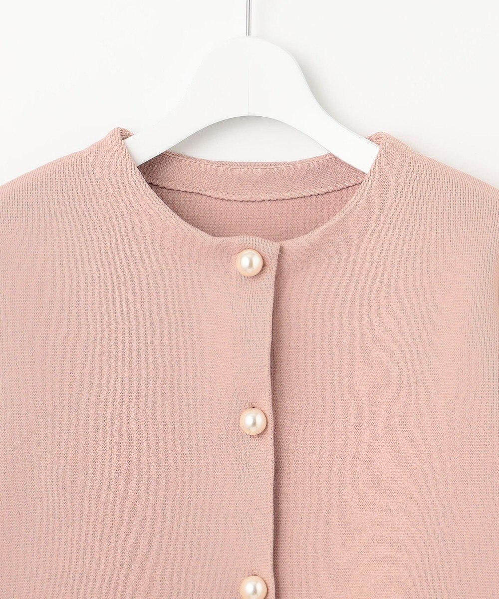 Feroux 【洗える】パールニットジャケット 