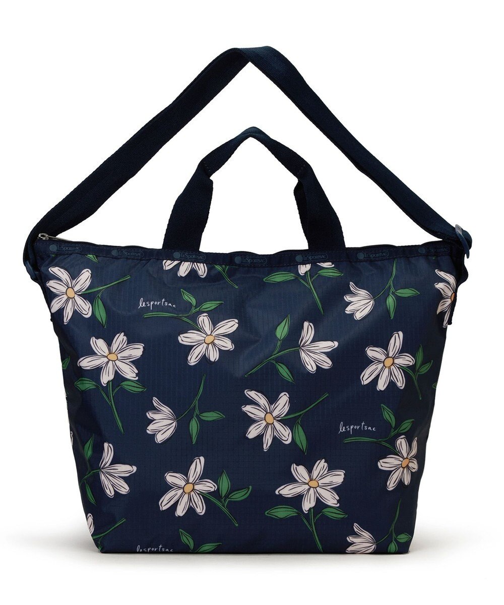 LeSportsac DELUXE EASY CARRY TOTE/フローラルブルームズネイビー 