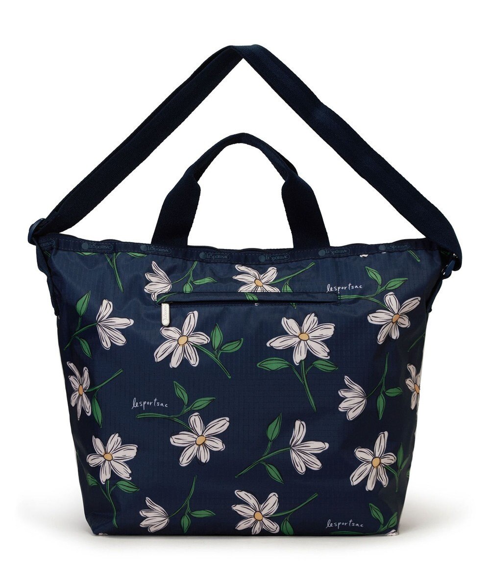 LeSportsac DELUXE EASY CARRY TOTE/フローラルブルームズネイビー 