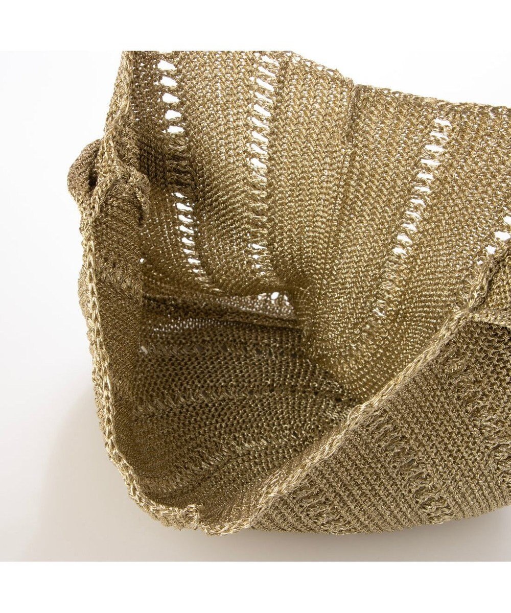 UNBILLION カシュカシュ cachecache / ラメ糸ラウンドセミショルダー 