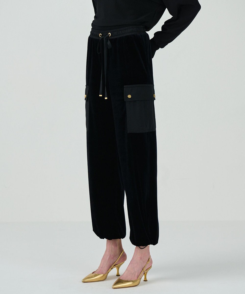 GRACE CONTINENTAL トリアセベロアパンツ 