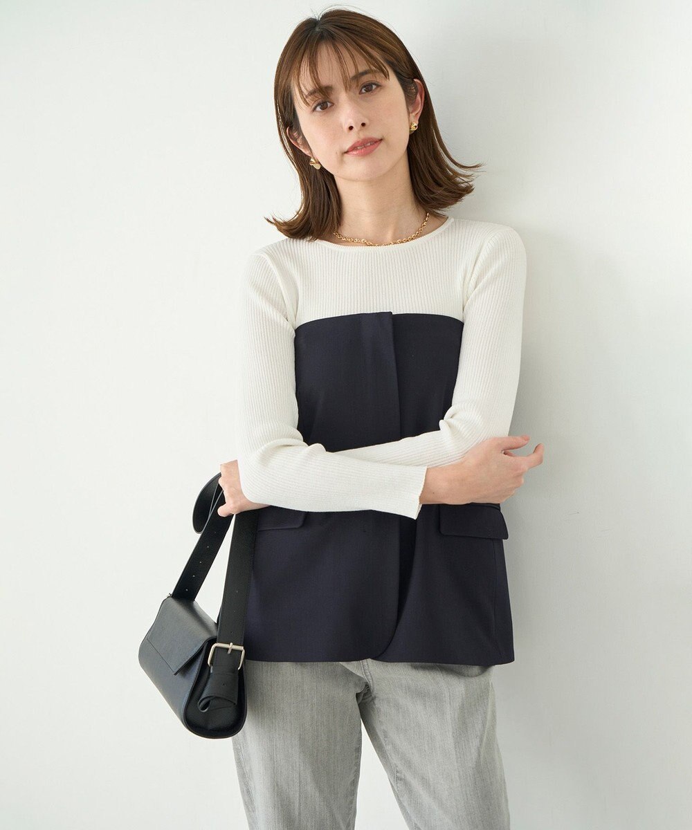 UNFILO L 【洗える/ストレッチ】イージーチノビスチェ 