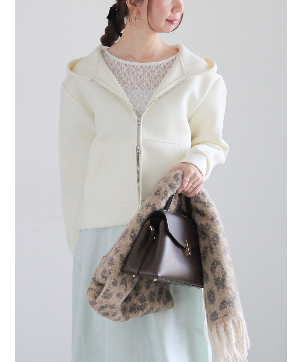 Te chichi ダンボールWジップフーディ 