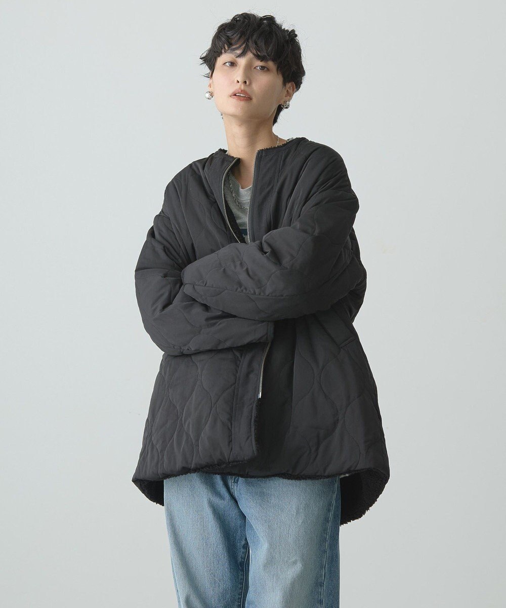 AMERICAN HOLIC 軽ポカ２ＷＡＹリバーシブルキルトアウター 